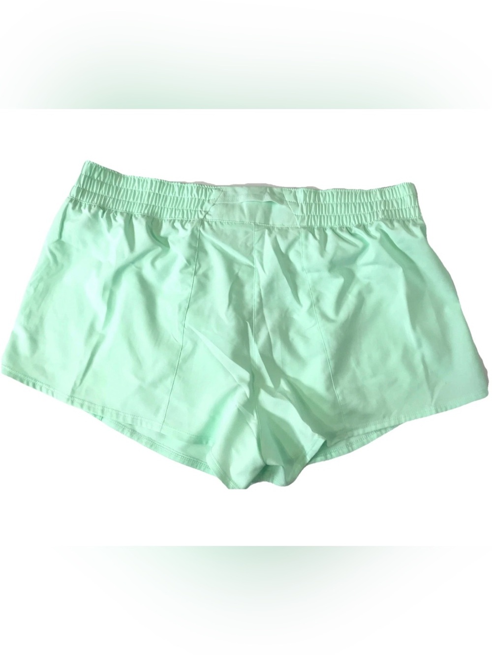 Nike Women's One Swoosh Dri-Fit Mid-Rise Mint-Green Running Shorts(HV2616-353) - Picture 4 of 7